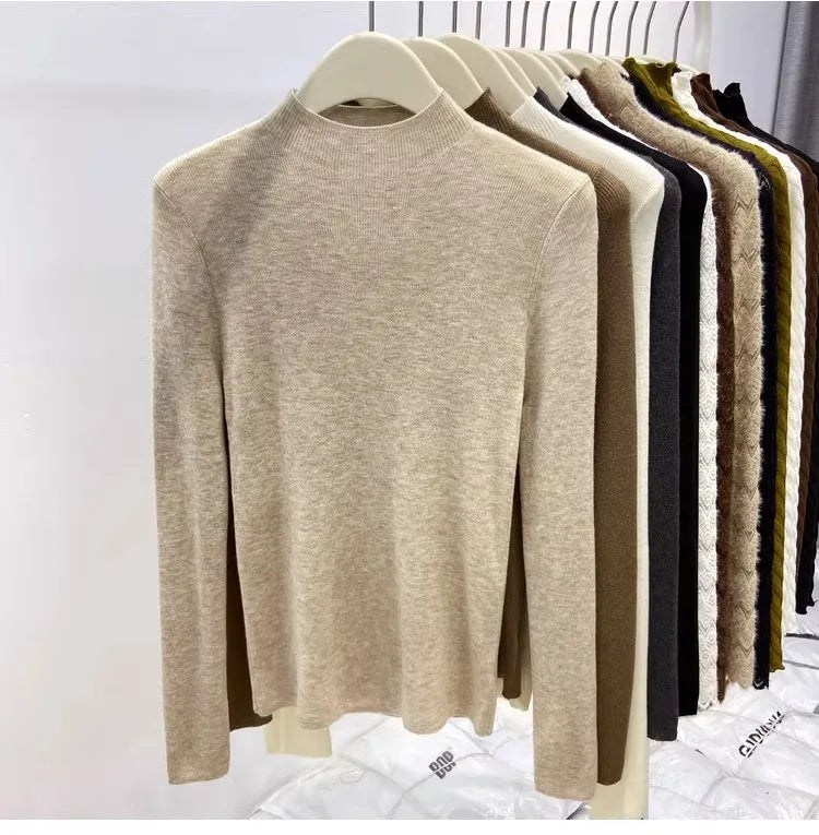 Pull col rond femme