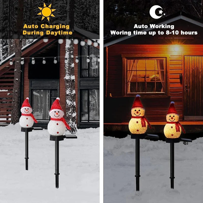 Bonhomme de neige lumineux