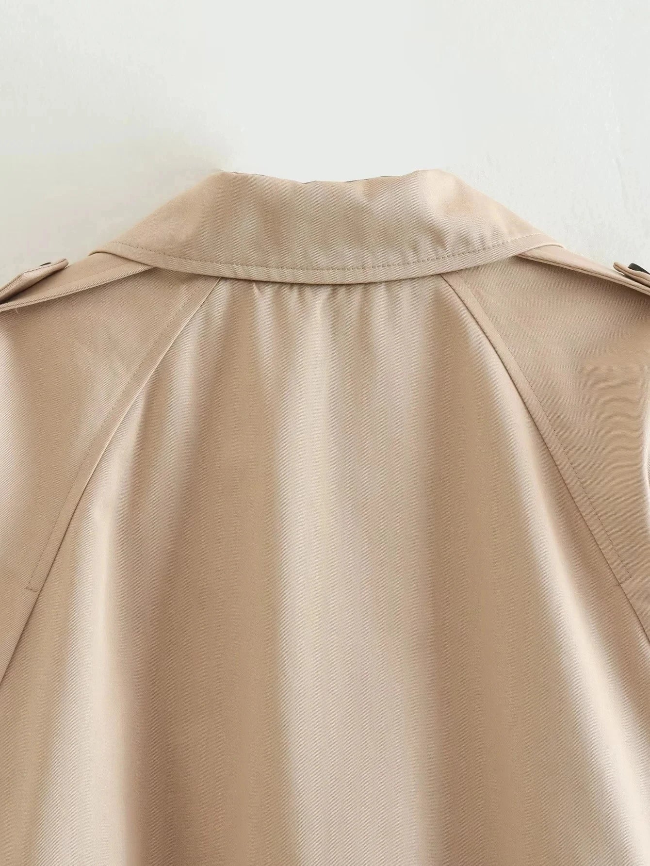 Trench court femme