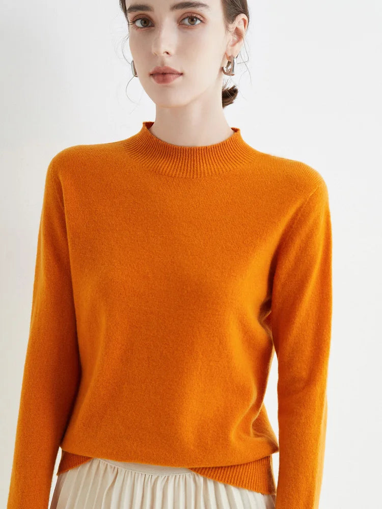 Pull femme col rond