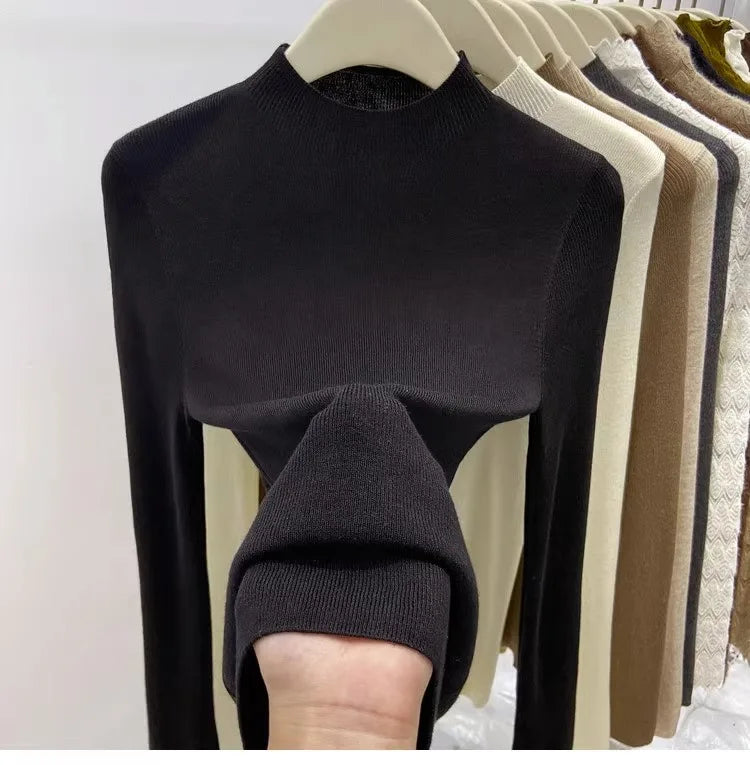 Pull col rond femme