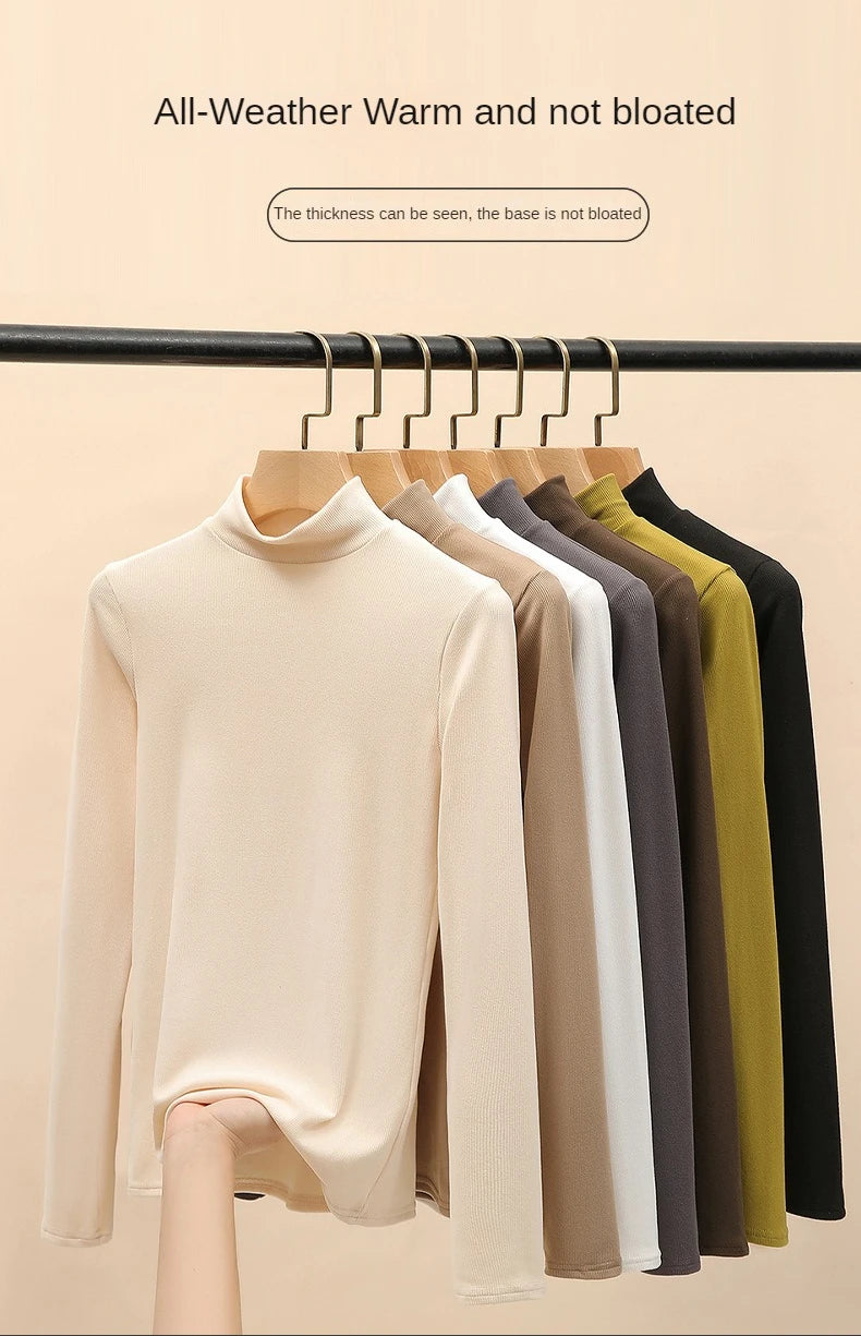 Pull col montant femme