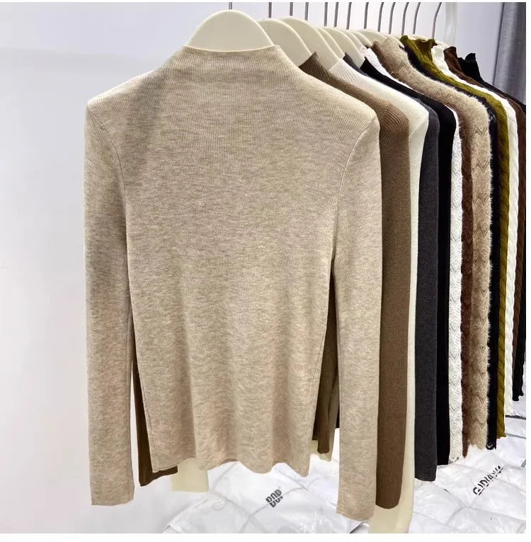 Pull col rond femme