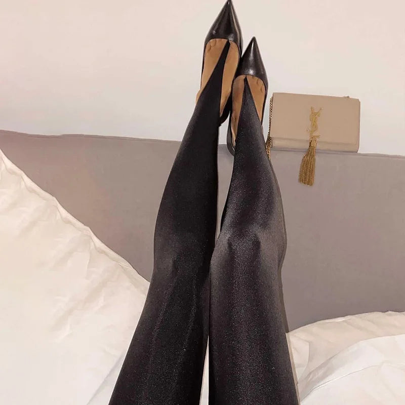 Legging a paillettes femme