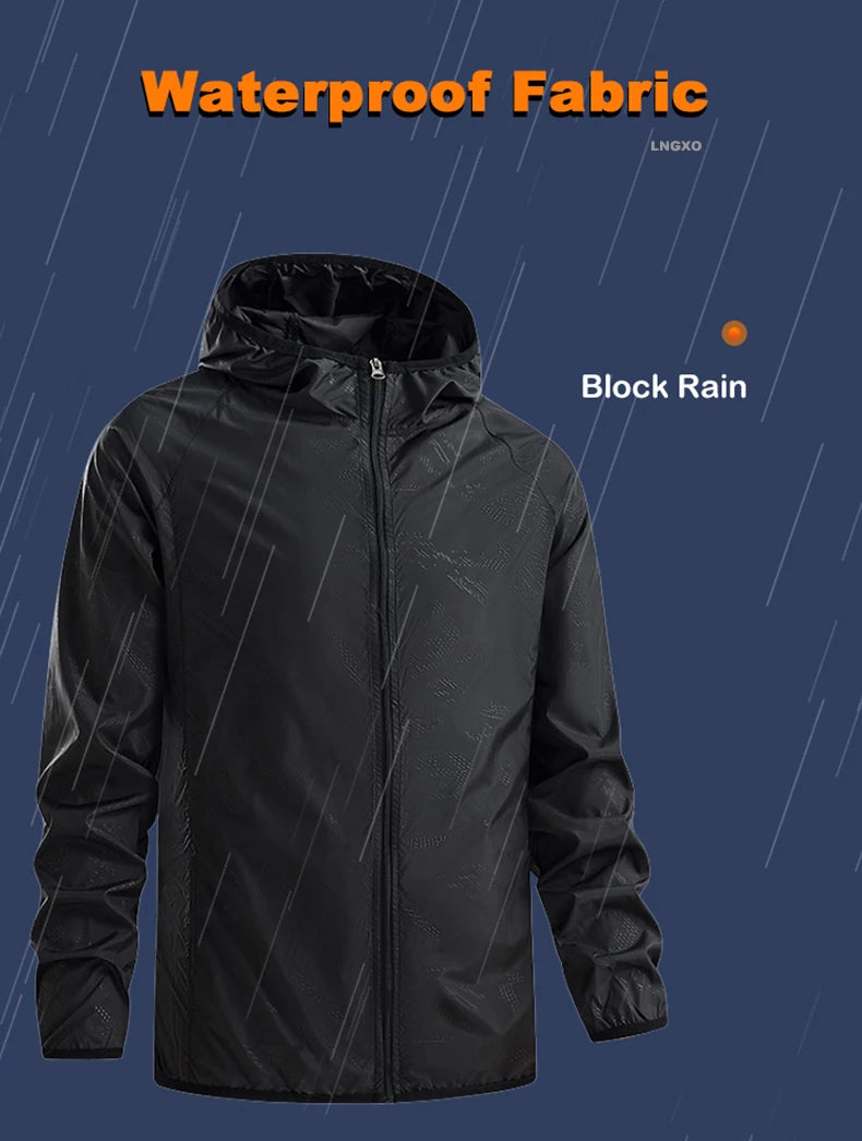 Veste imperméable homme