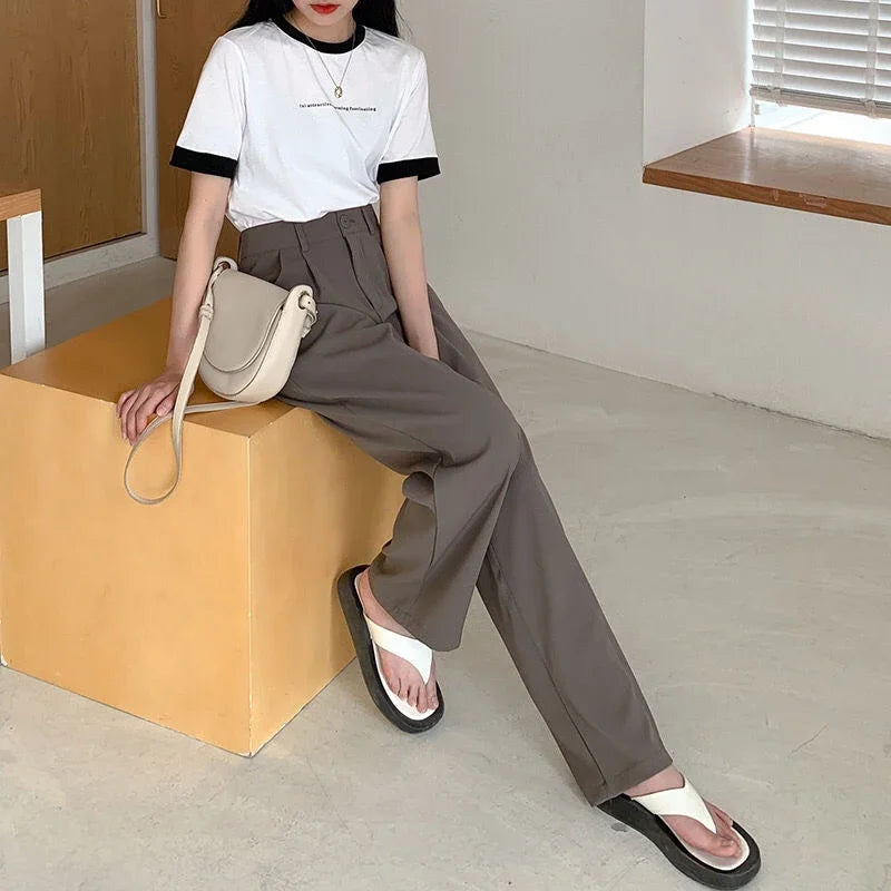 Pantalon ample femme