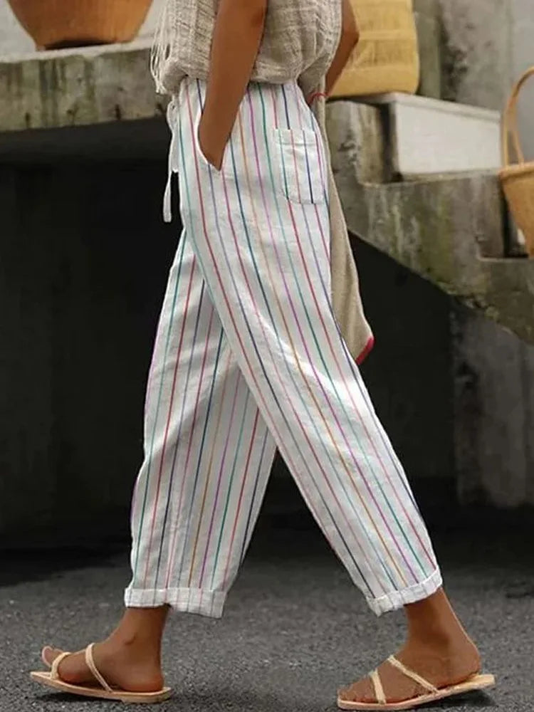 Pantalon fleuris