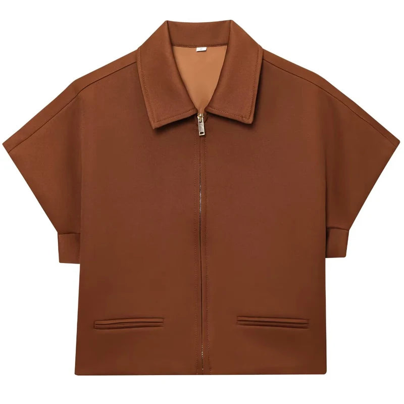 Veste court à manches courtes