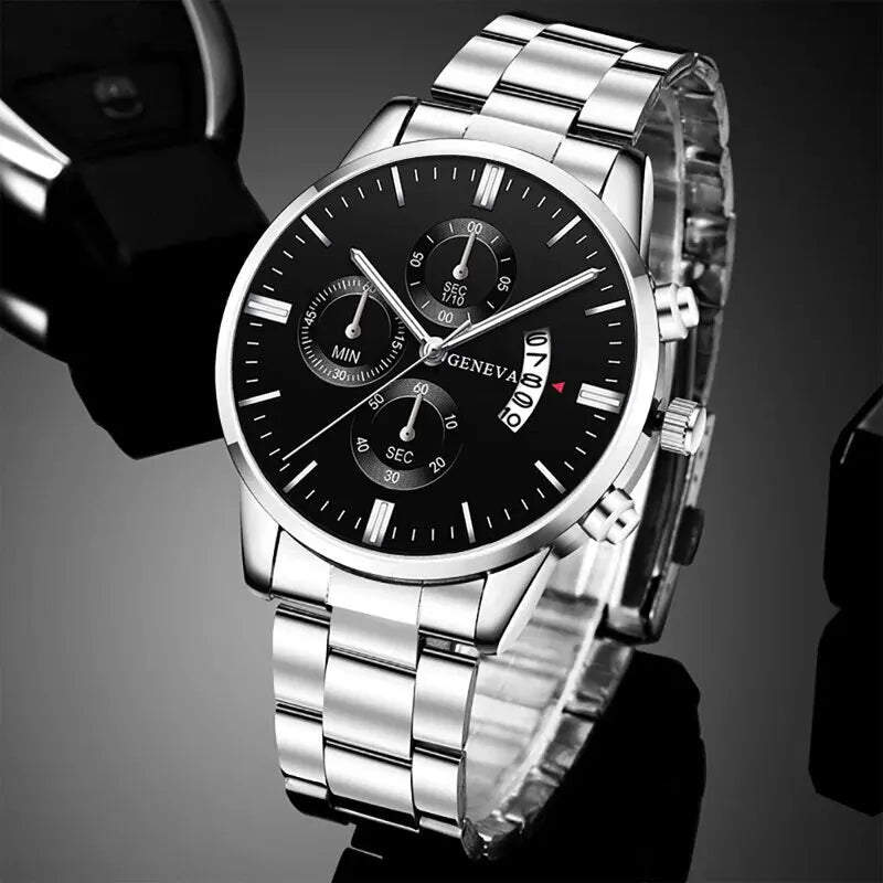Montre + gourmette homme