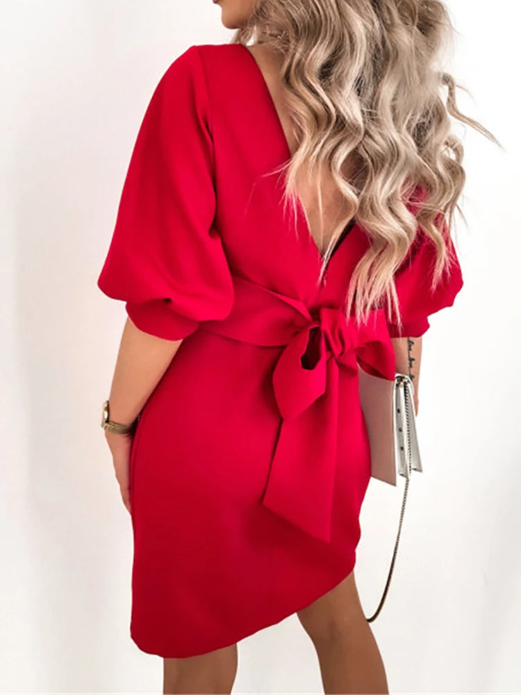 Robe mi-longue