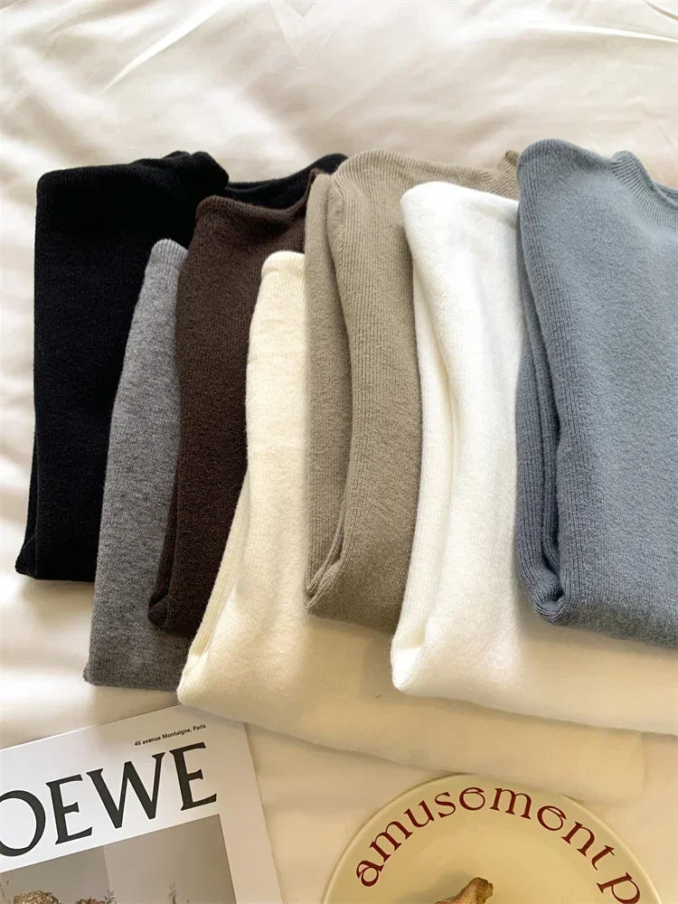 Pull col rond femme