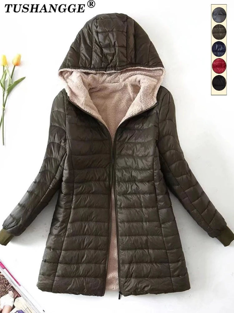 Manteau mi-long femme