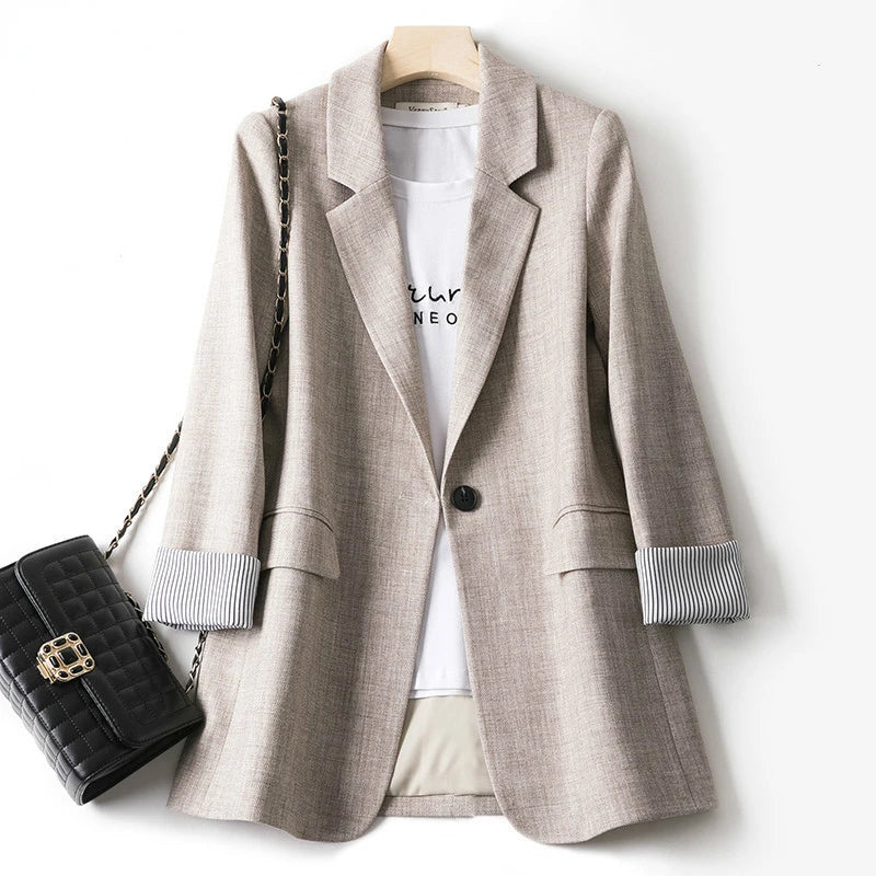 Blazer long femme