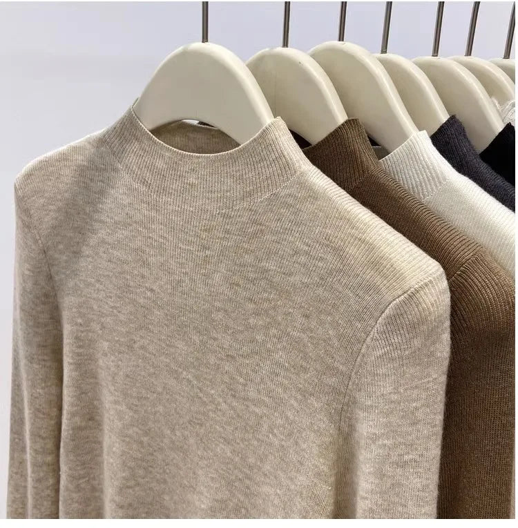 Pull col rond femme