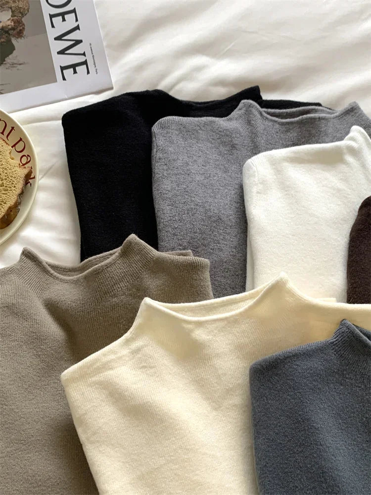 Pull col rond femme