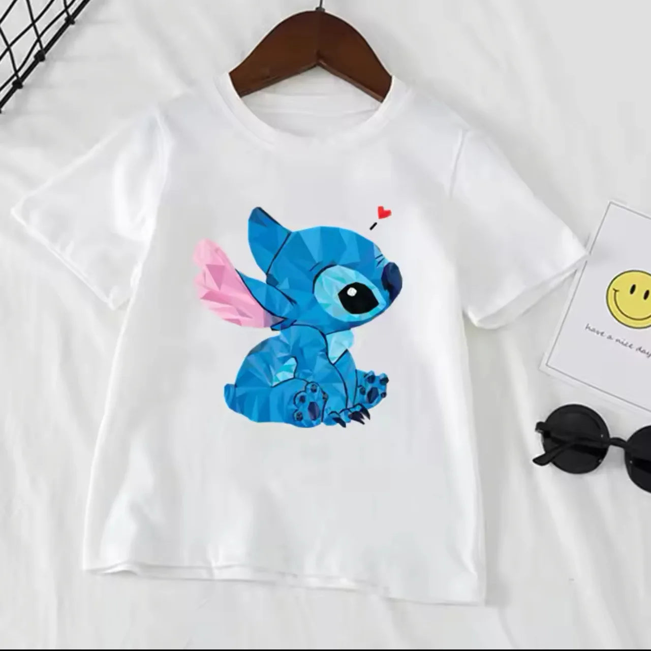 T-shirt Stitch/Winnie l’ourson