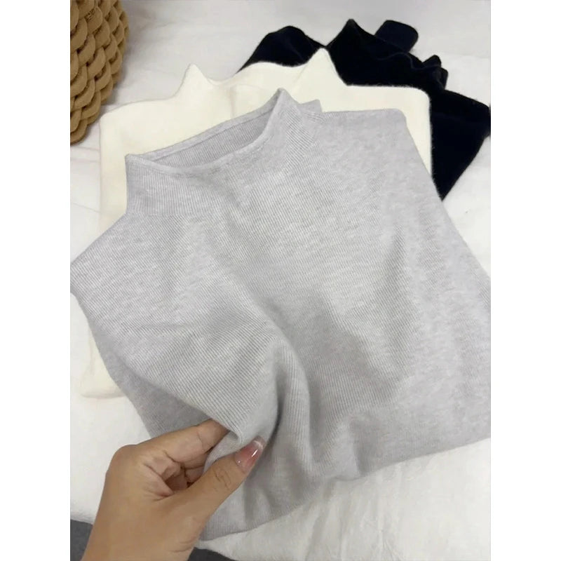 Pull col rond femme