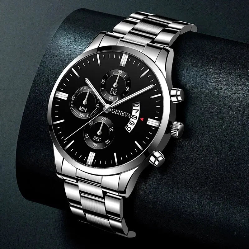 Montre + gourmette homme
