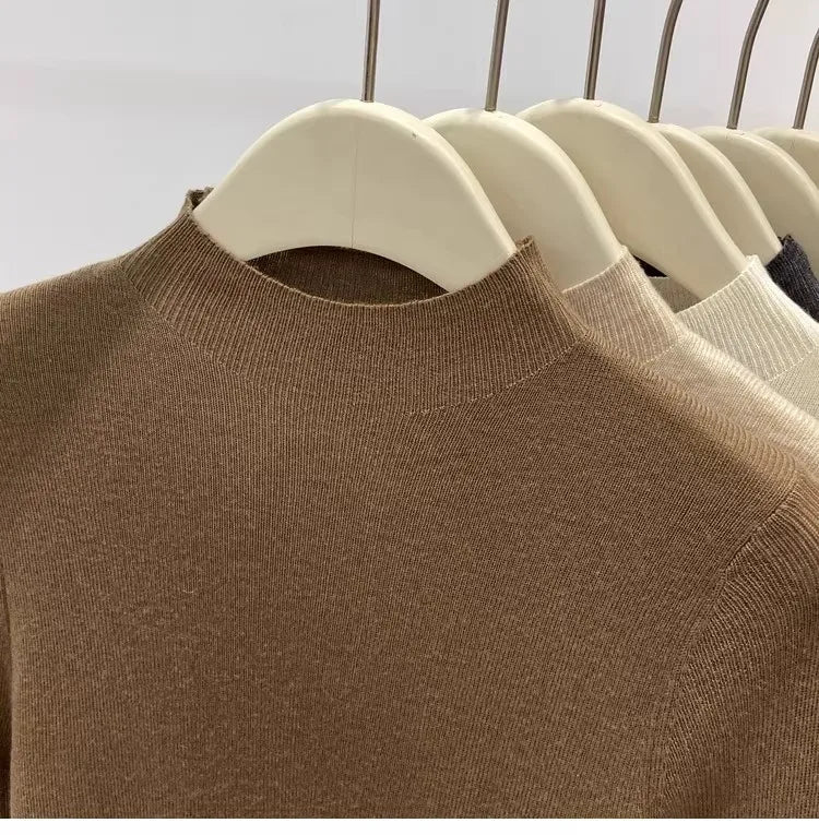 Pull col rond femme