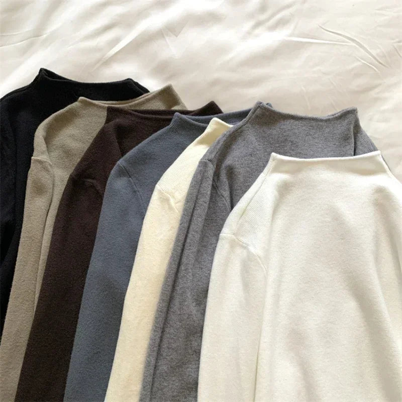 Pull col rond femme