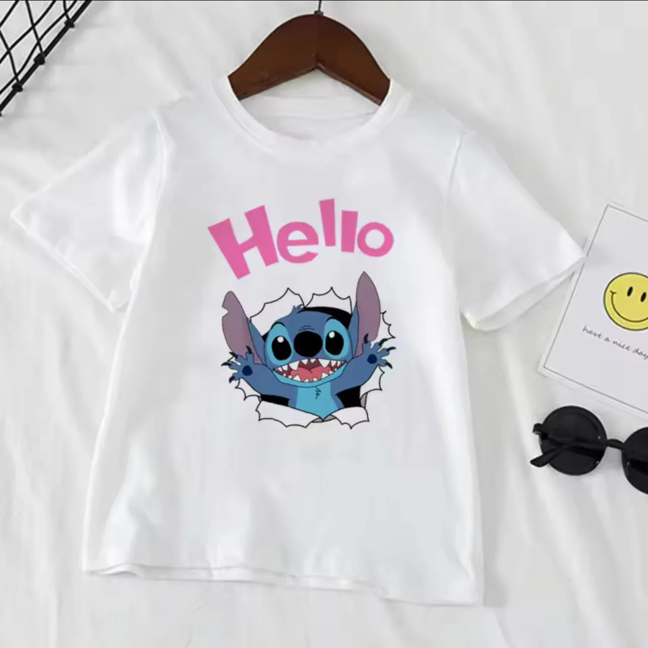 T-shirt Stitch/Winnie l’ourson