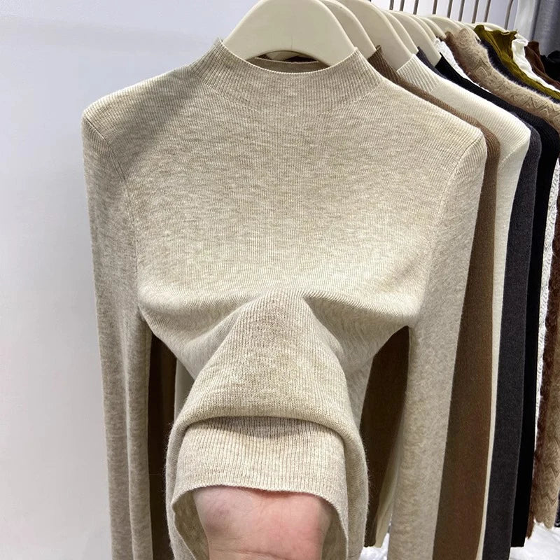Pull col rond femme