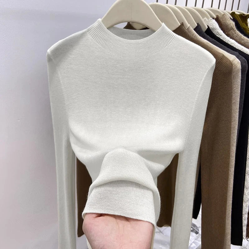 Pull col rond femme