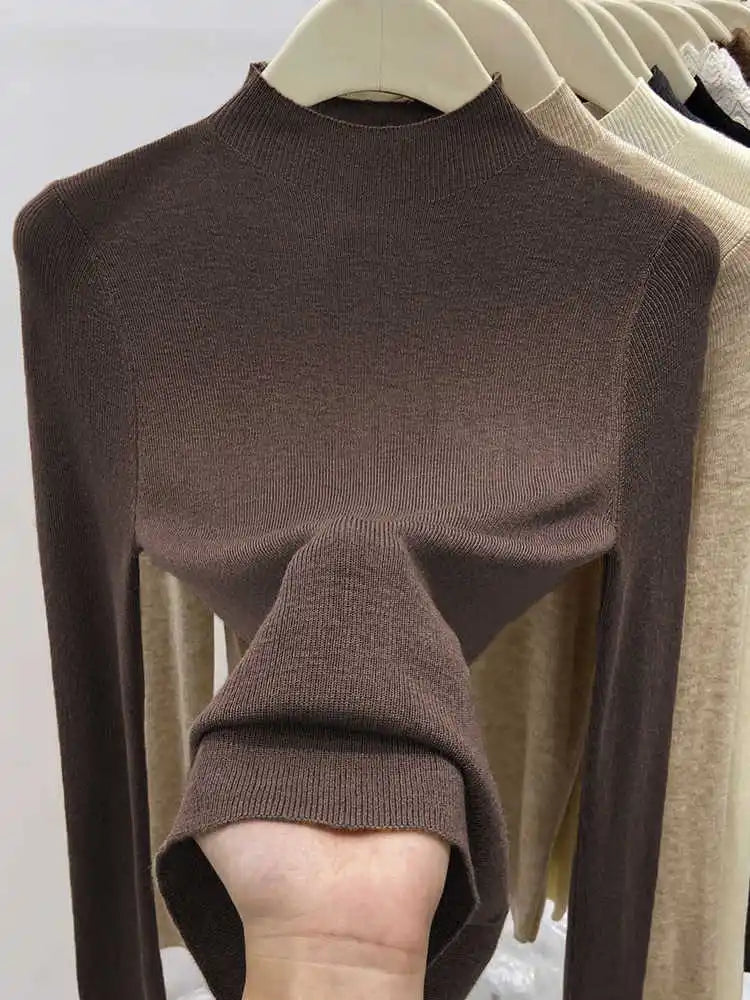 Pull col rond femme