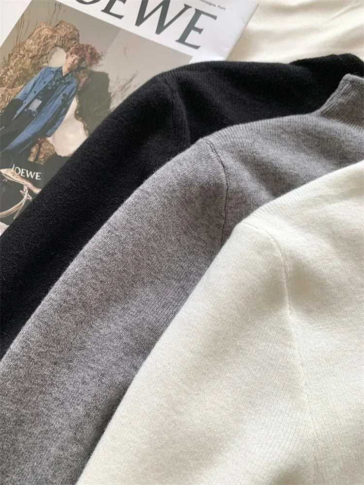 Pull col rond femme