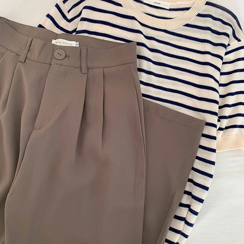 Pantalon ample femme