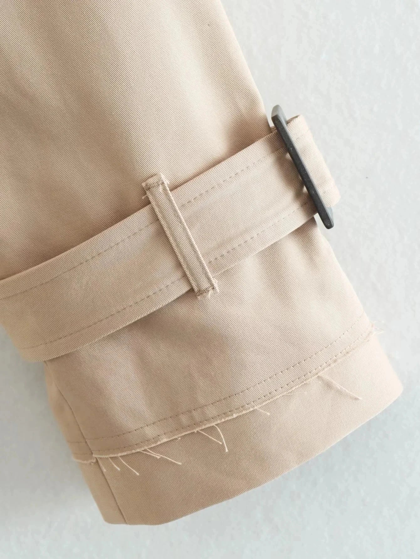 Trench court femme