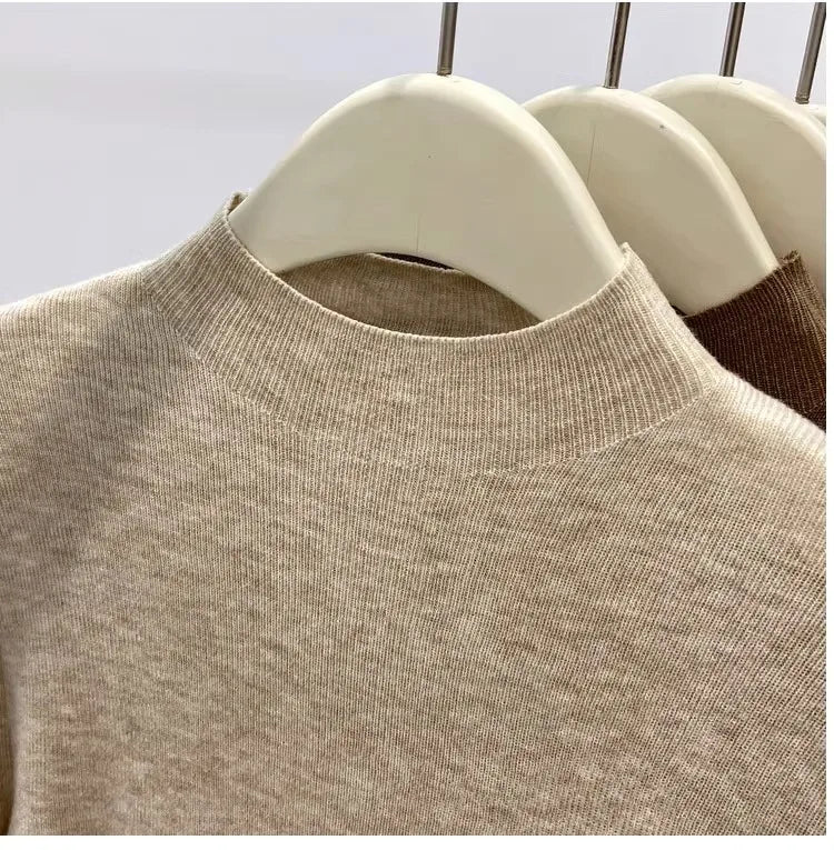 Pull col rond femme