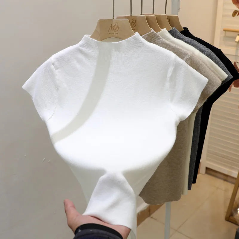 T-shirt femme col rond