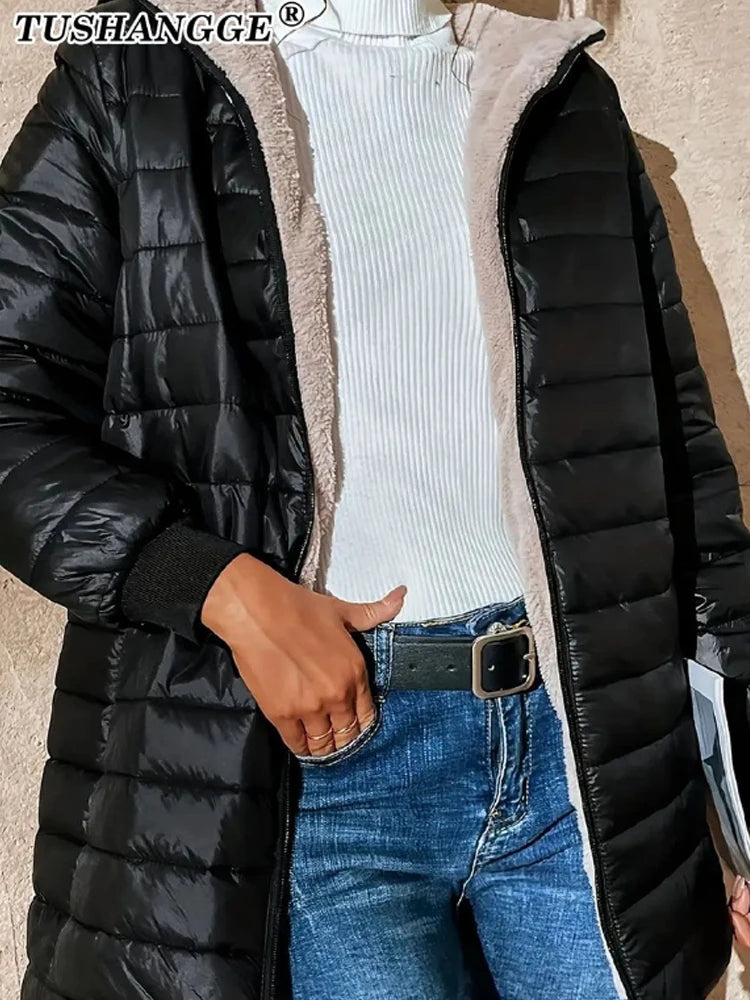 Manteau mi-long femme