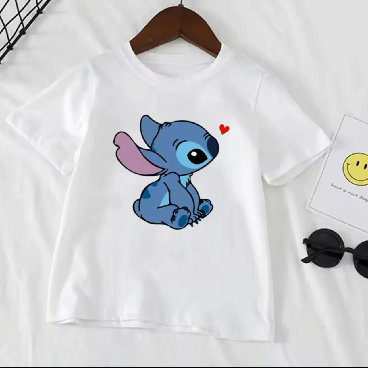 T-shirt Stitch/Winnie l’ourson