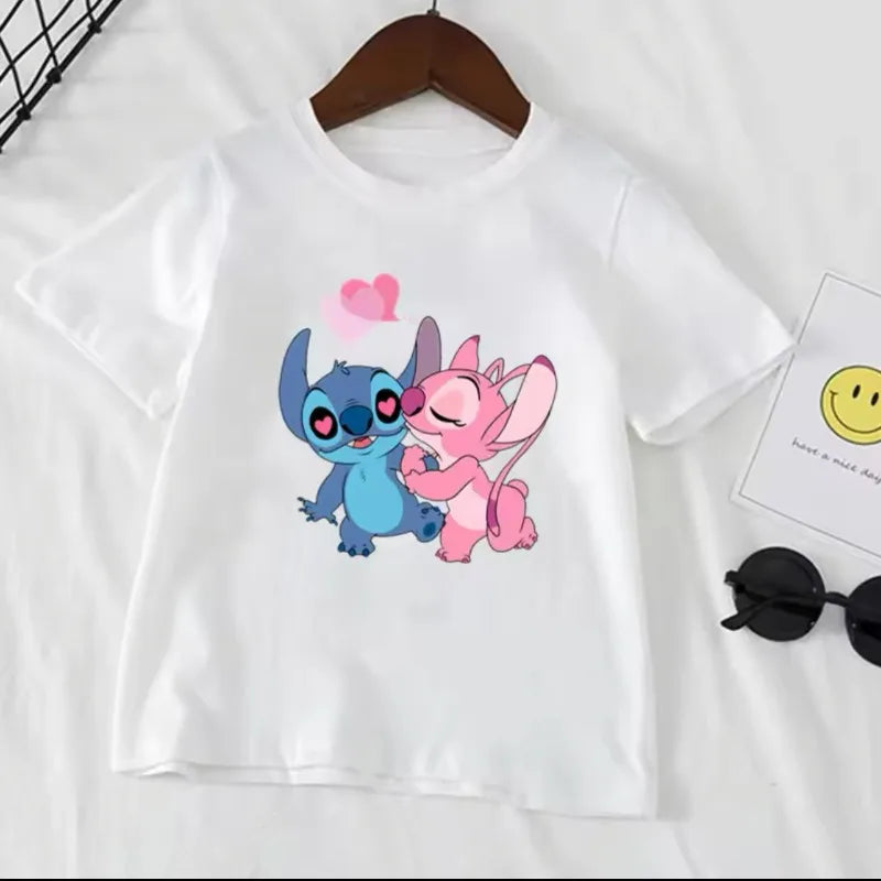 T-shirt Stitch/Winnie l’ourson