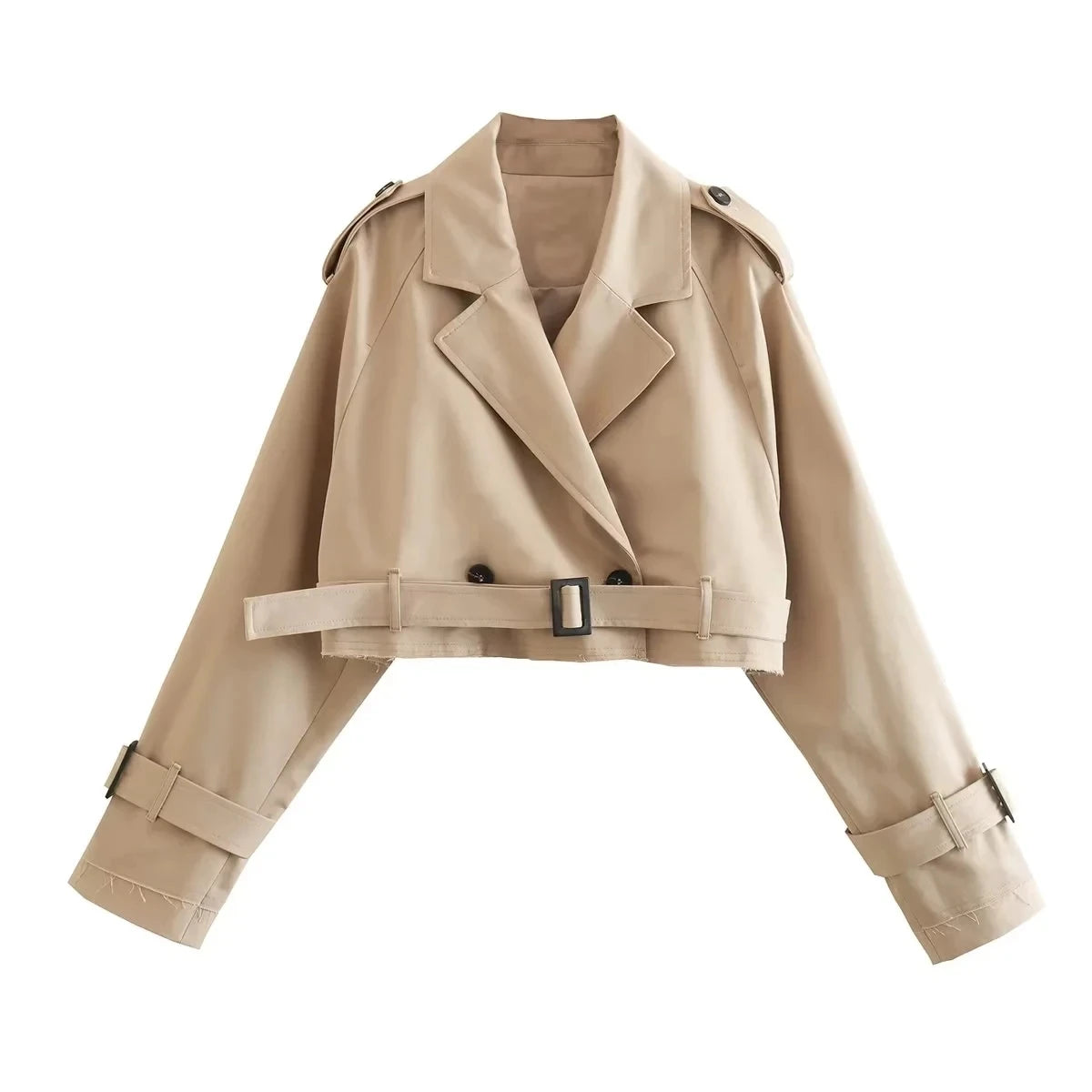 Trench court femme