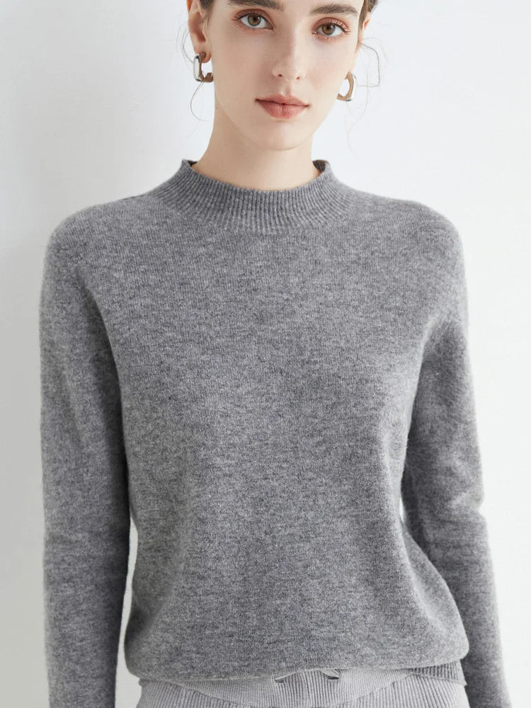 Pull femme col rond