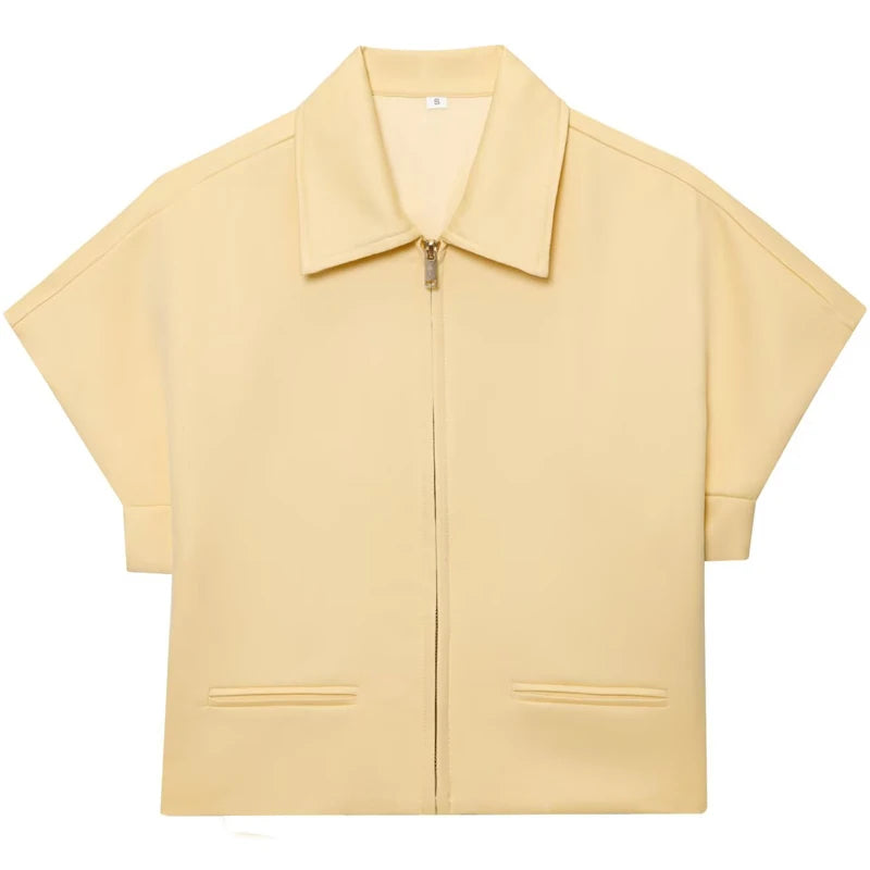 Veste court à manches courtes