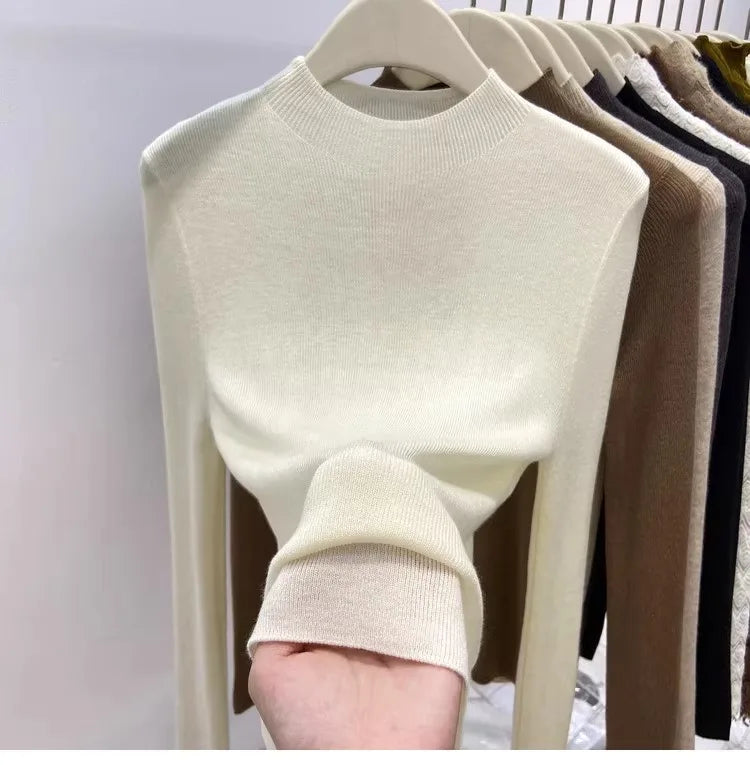 Pull col rond femme
