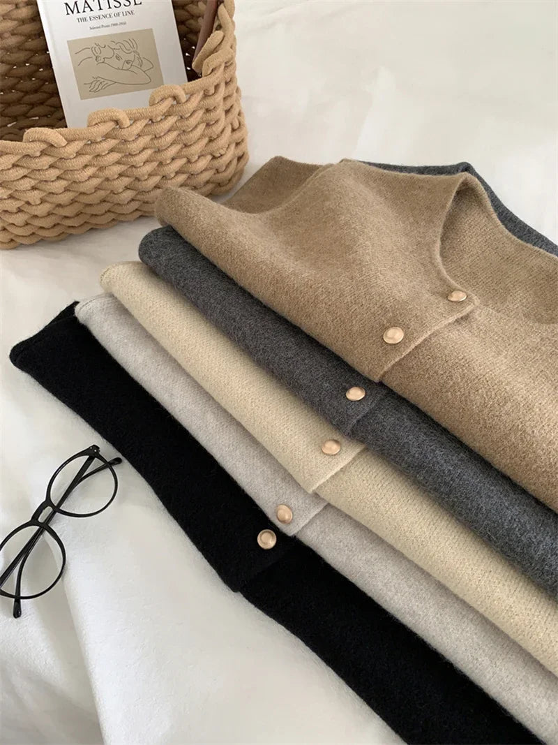Cardigan sans manches femme