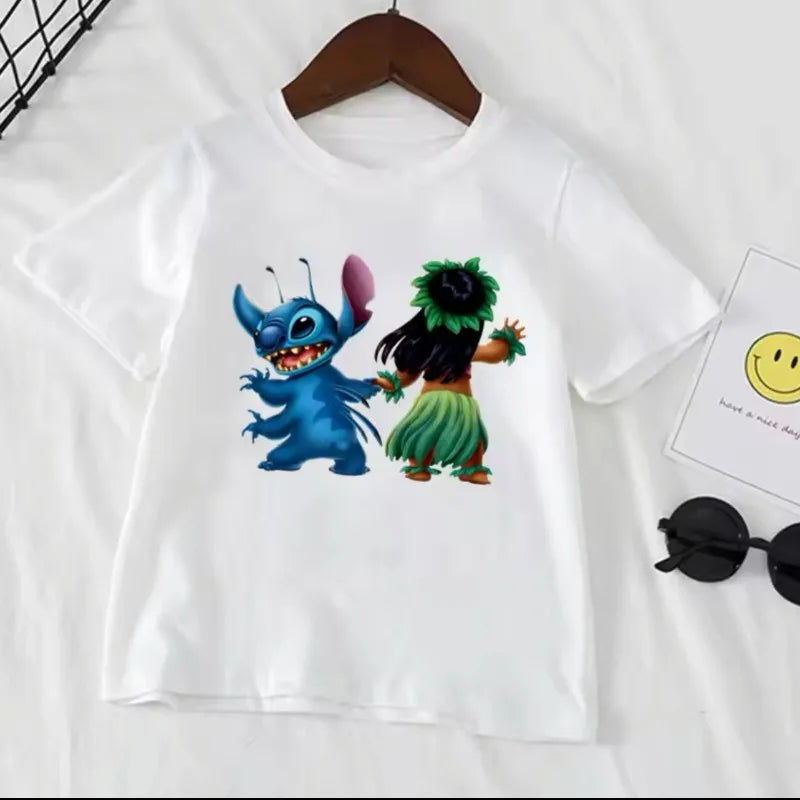 T-shirt Stitch/Winnie l’ourson