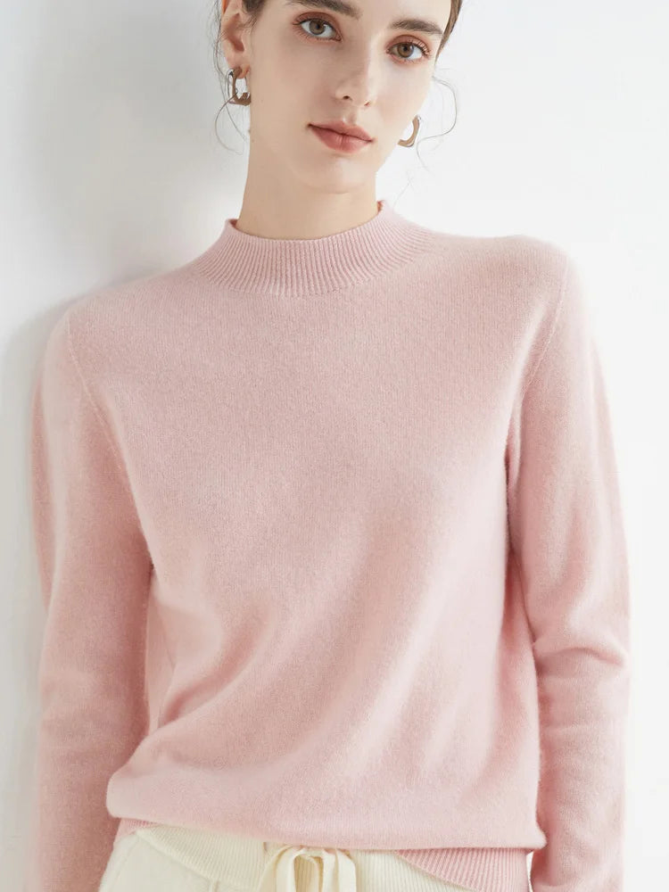 Pull femme col rond