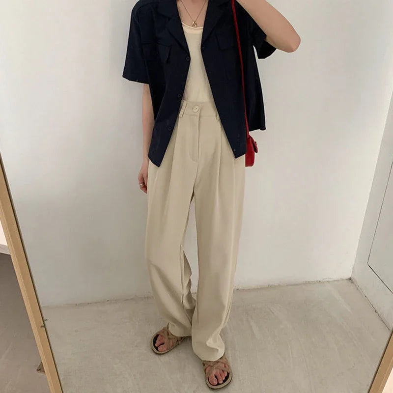 Pantalon ample femme
