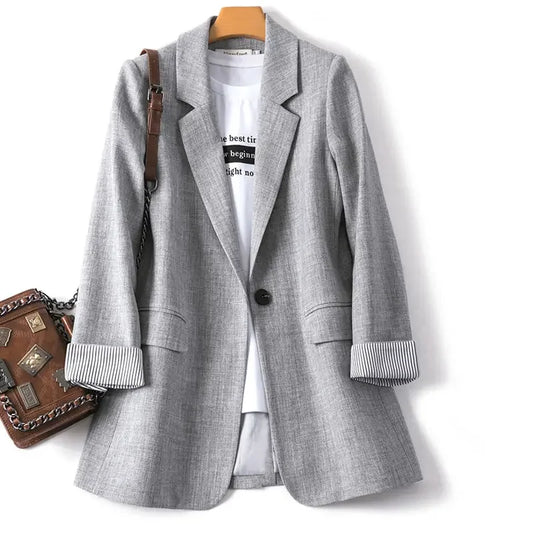 Blazer long femme