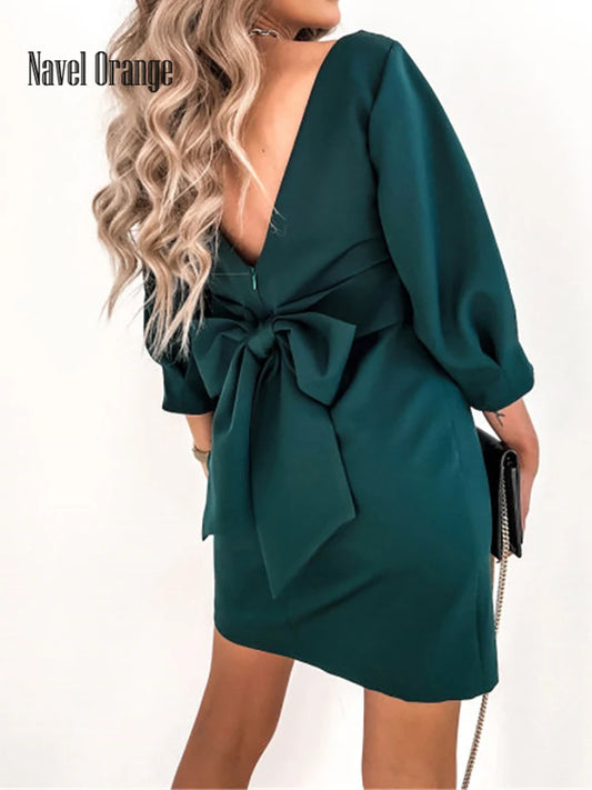 Robe mi-longue
