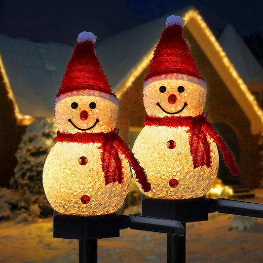 Bonhomme de neige lumineux