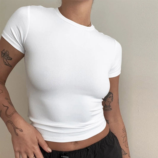 T-shirt court femme