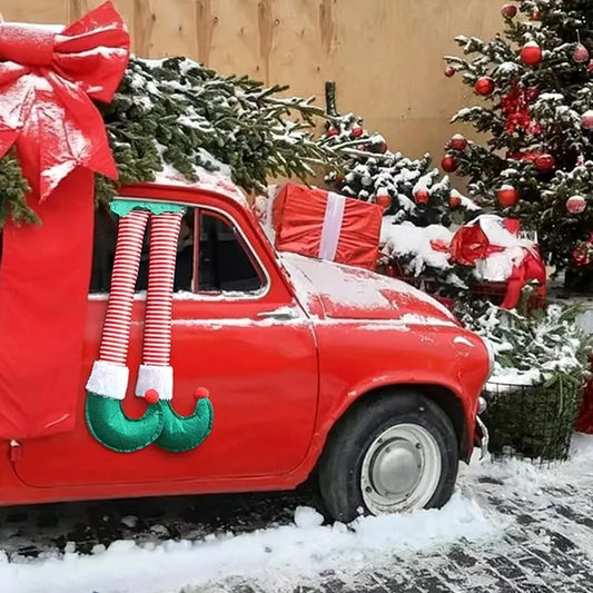 Elfe de Noël, accessoires pour voiture