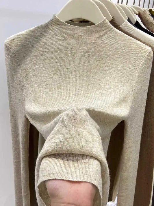Pull col rond femme